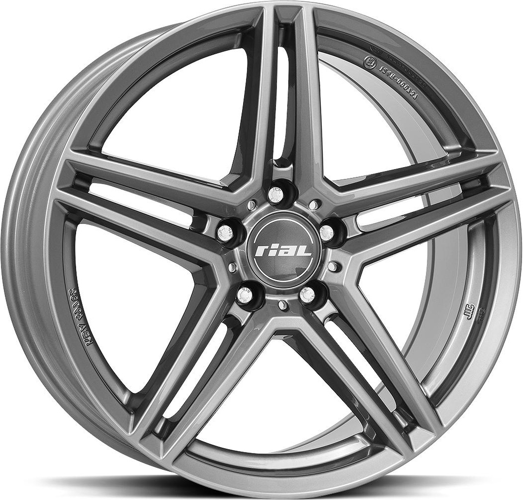 RIAL M10 METAL GREY 7x17 5/112 ET48 CB66.6