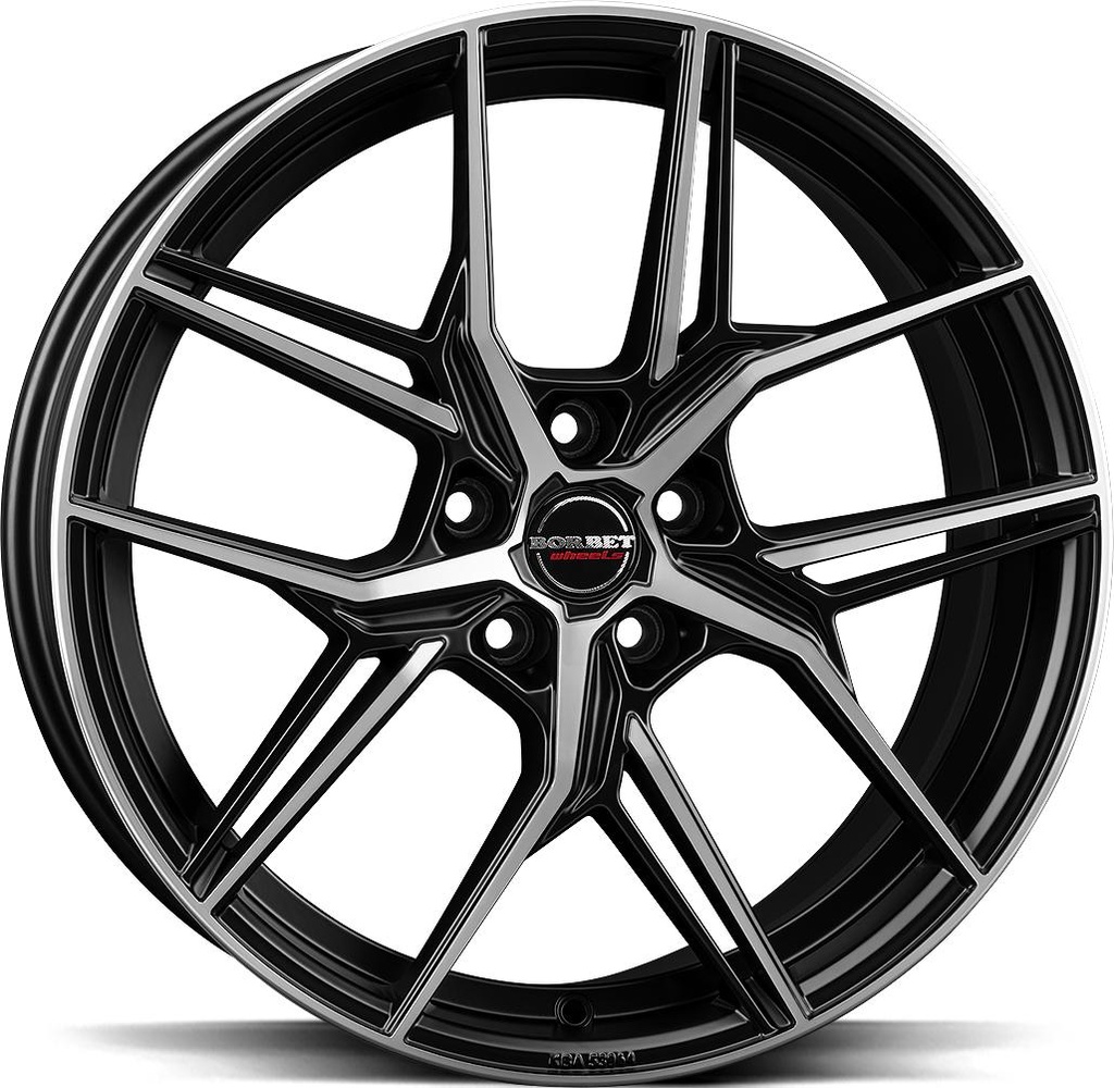 BORBET QX BLACK POL MATT 8.5x20 5/114.3 ET45 CB72.5
