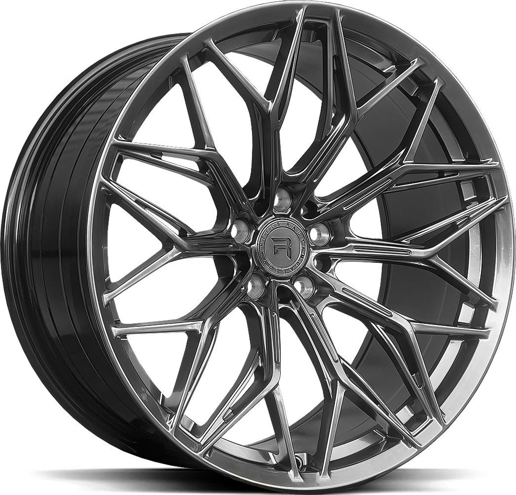R-SERIES R18 HYPER SILV BLACK 10x20 5/112 ET32 CB66.6