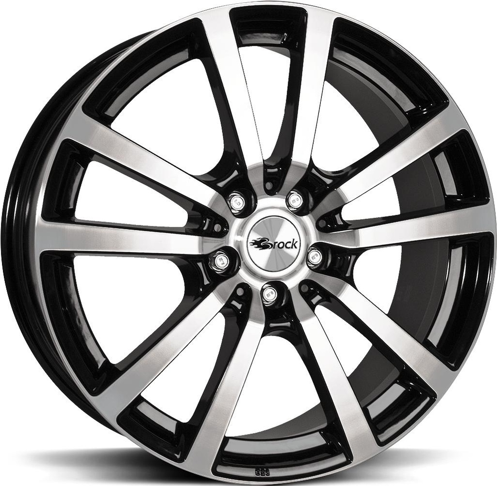 BROCK RC25 BLACK FULL POL 7.5x18 5/112 ET56 CB66.6