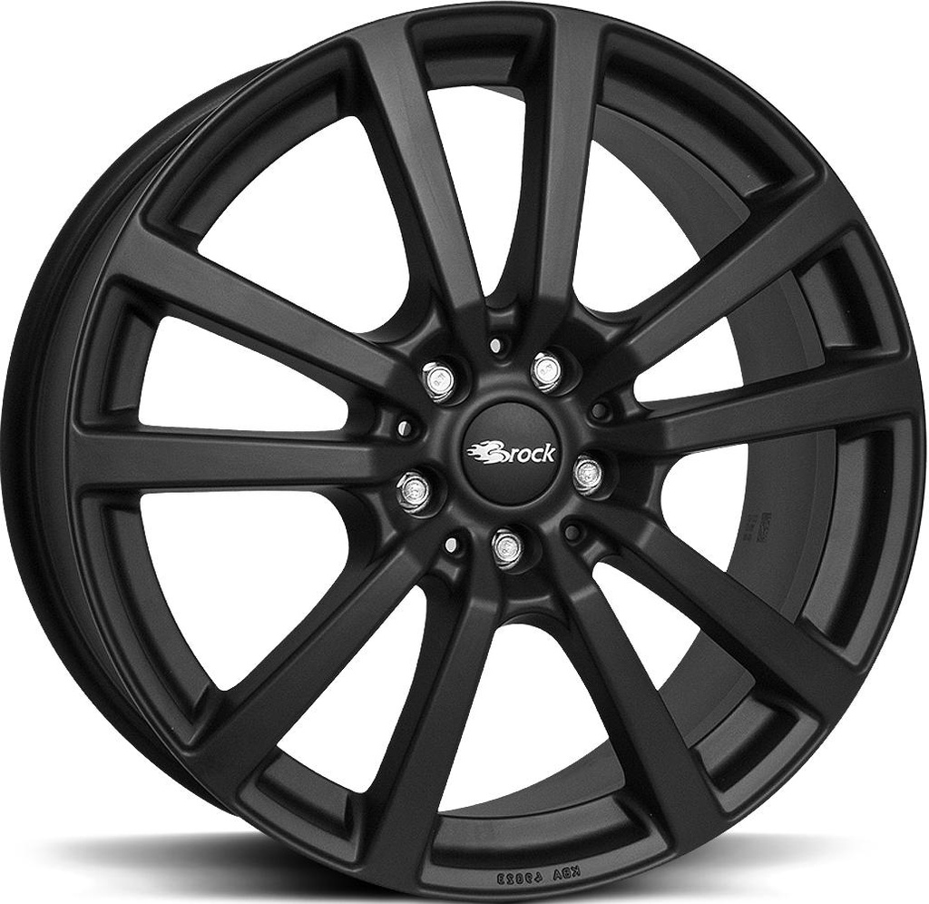 BROCK RC25T BLACK MATT 7x17 5/160 ET55 CB65.1