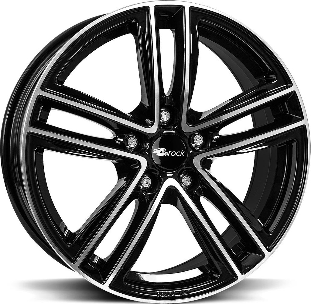 BROCK RC27 BLACK FULL POL 7x18 5/114.3 ET45 CB64.1