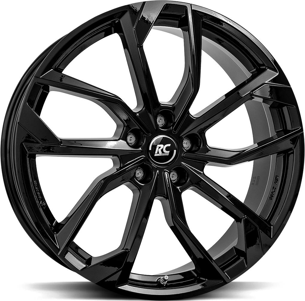 BROCK RC34 SHINY BLACK 8.5x19 5/112 ET42 CB57.1