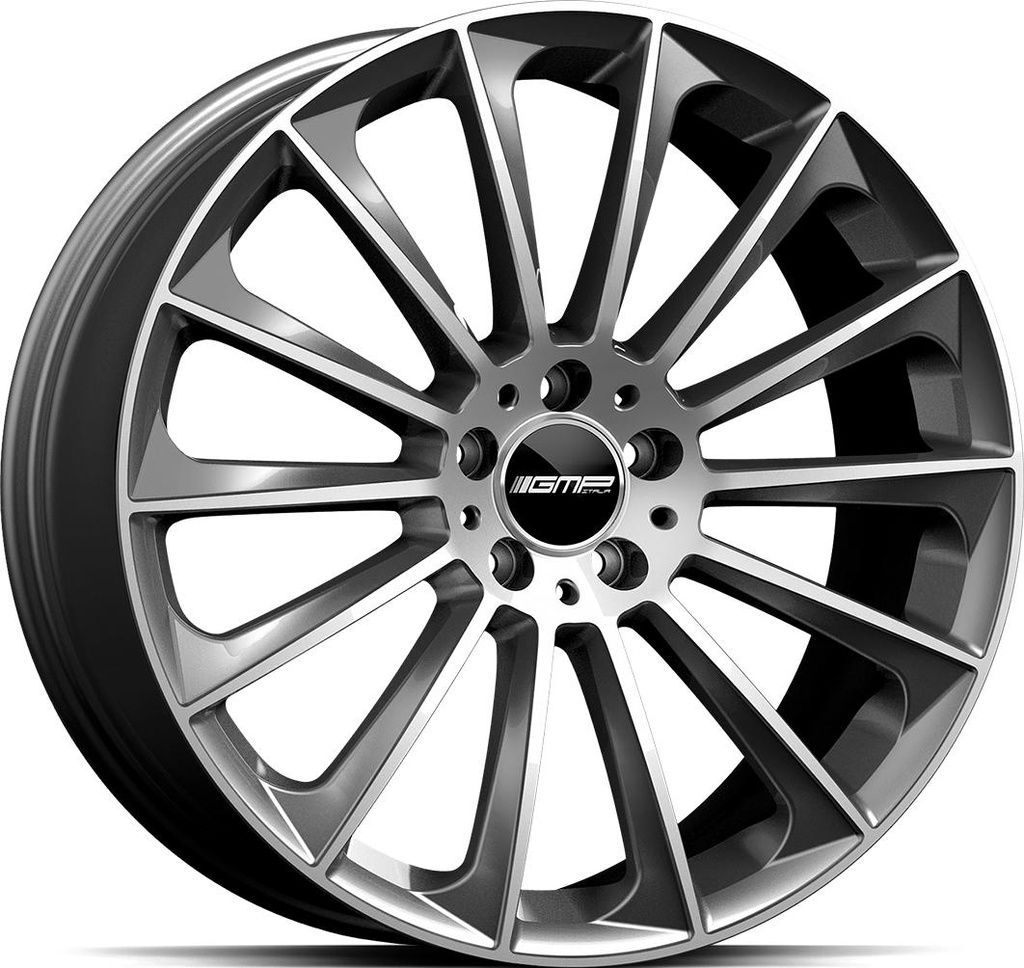 GMP STELLAR ANTHRACITE DIAM 7.5x17 5/112 ET35 CB66.6