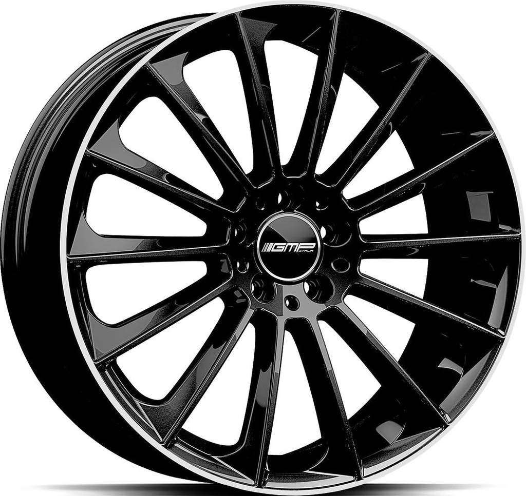 GMP STELLAR BLACK DIAM LIP 8.5x19 5/112 ET35 CB66.6