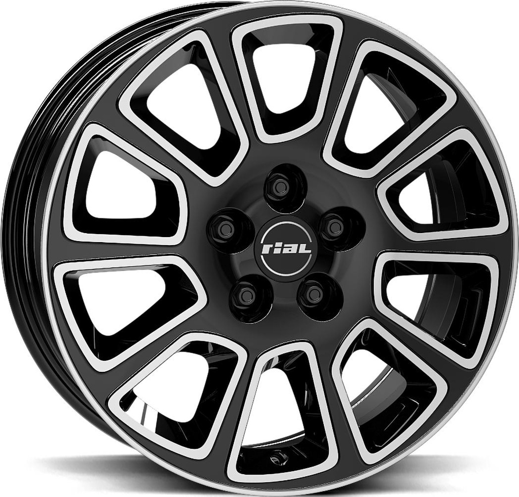 RIAL TRANSPORTER 2 DIAM BLACK POL 6x16 5/114.3 ET50 CB66.1
