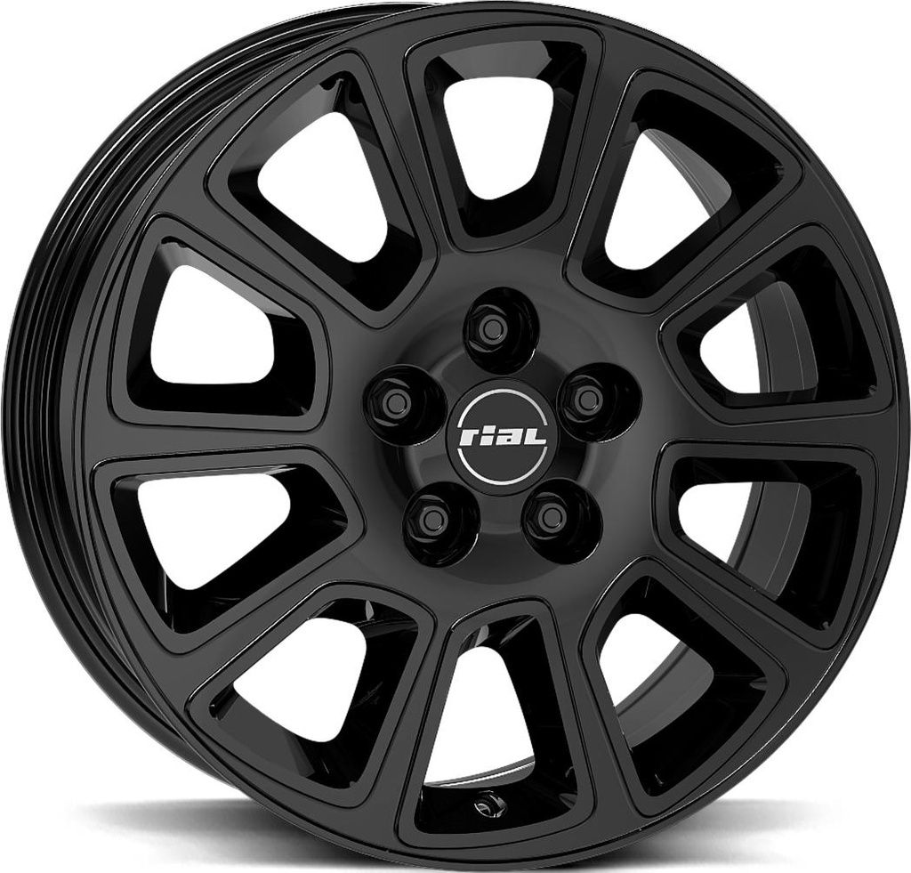 RIAL TRANSPORTER 2 DIAM BLACK 6.5x16 5/160 ET60 CB65.1