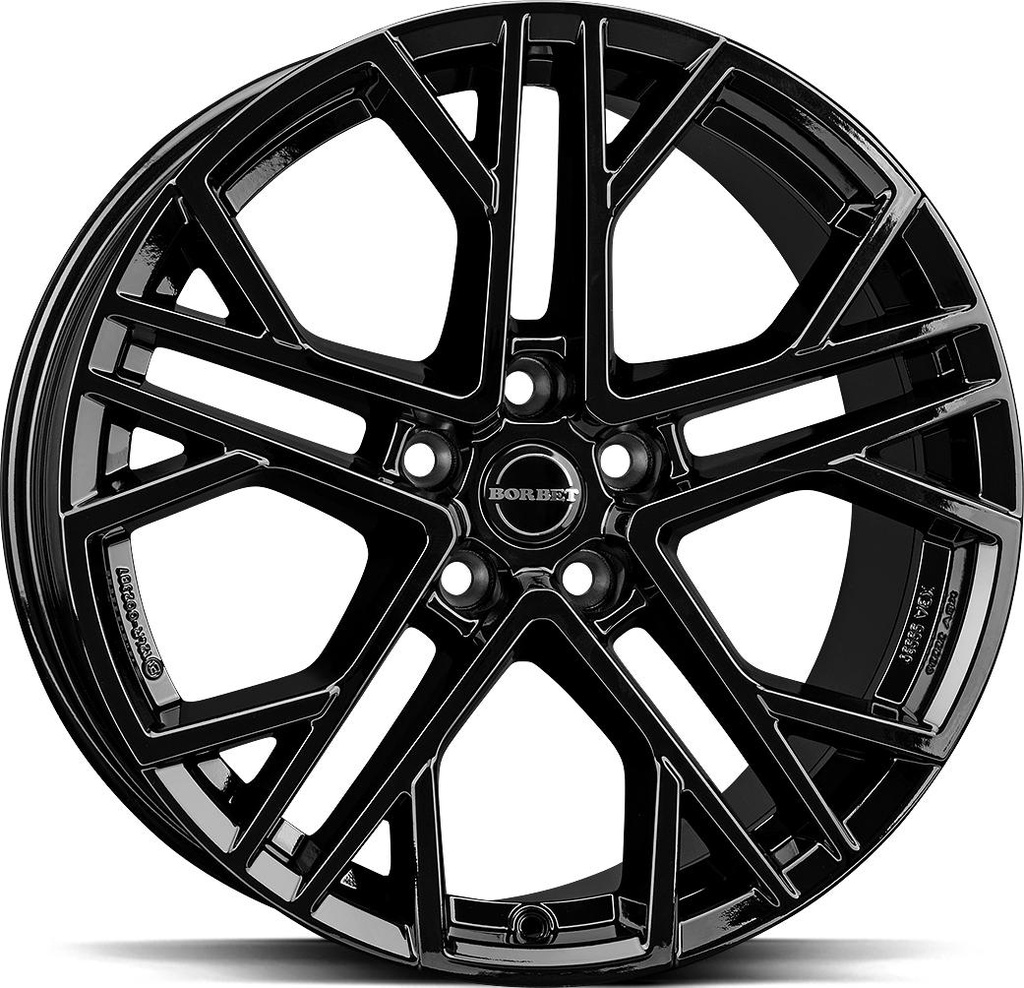 BORBET XV BLACK GLOSS 8.5x19 5/112 ET30 CB72.5