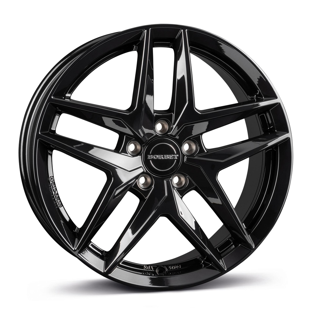 BORBET Z BLACK GLOSS 8x19 5/112 ET43 CB66.6