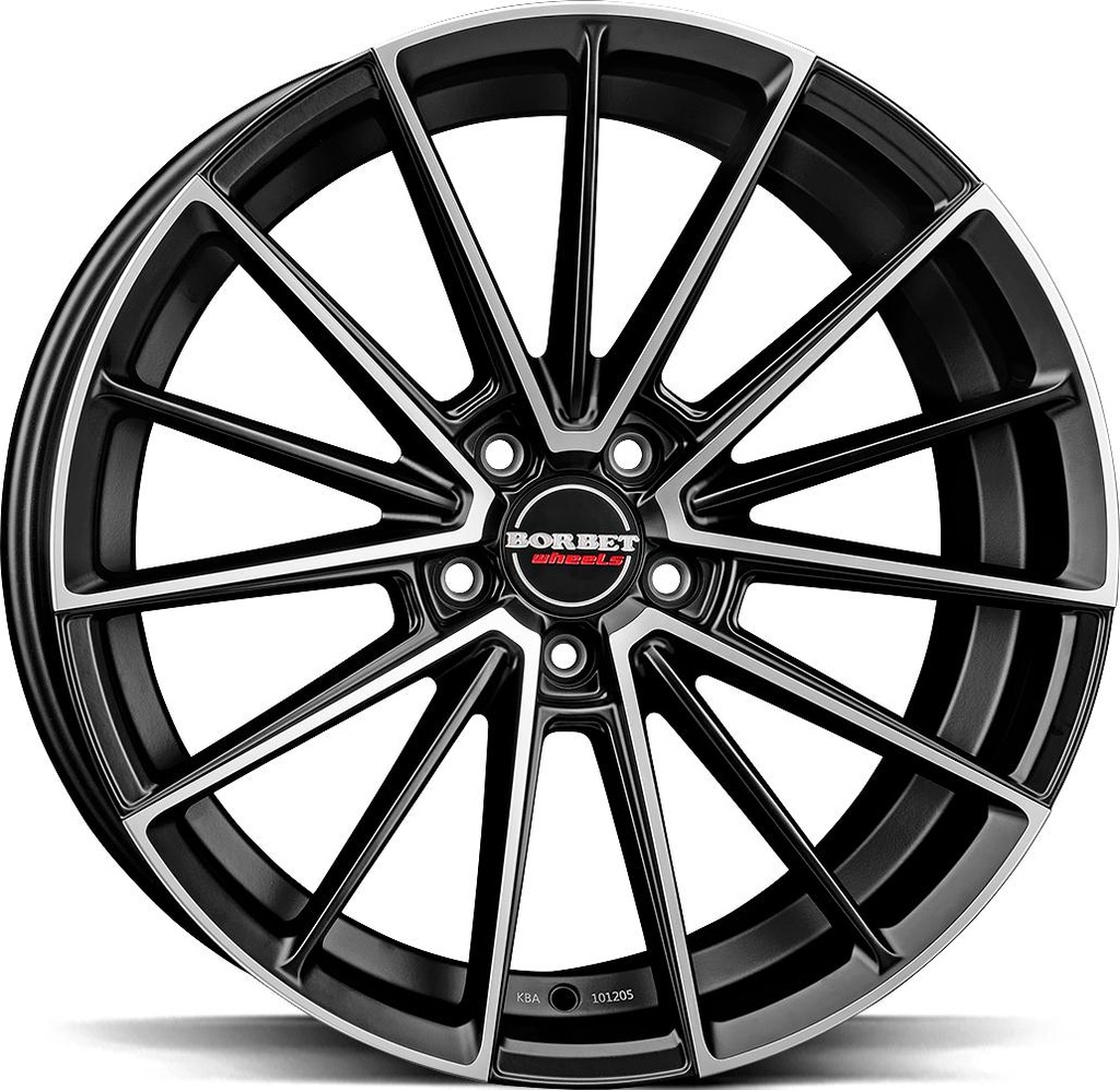 BORBET FB2DC BLACK POLISHED MATT 9x20 5/112 ET40 CB72.5