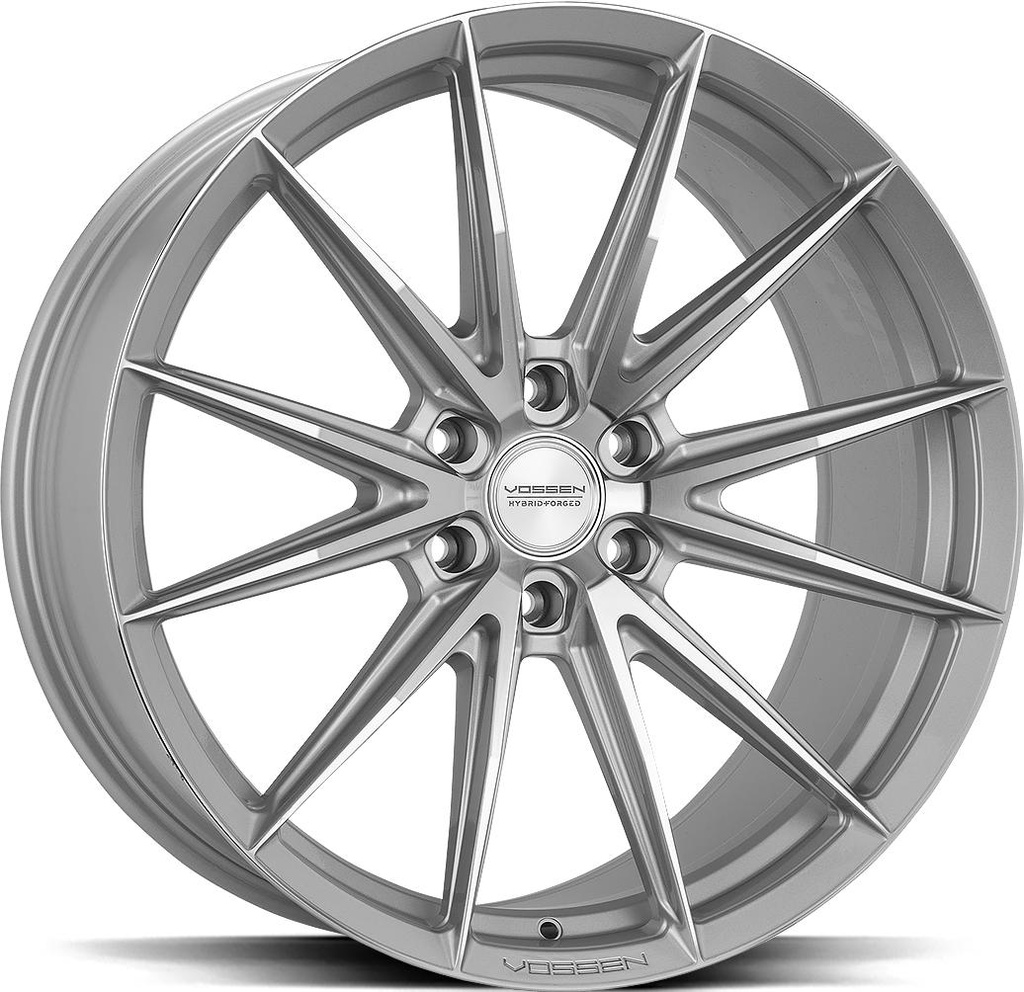 VOSSEN HFX2 SILVER POLISHED 9x18 6/135 ET0 CB87.1