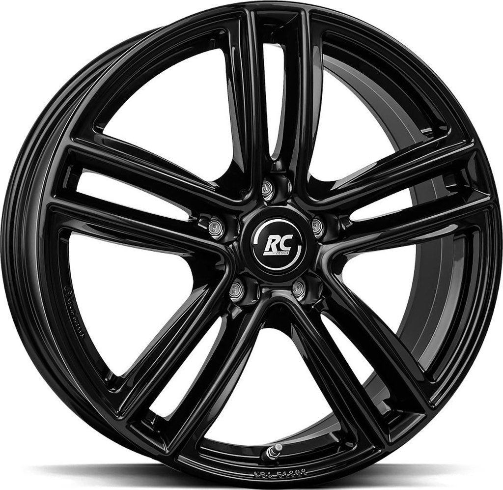 BROCK RC27 SHINY BLACK 7.5x17 5/100 ET51 CB57.1
