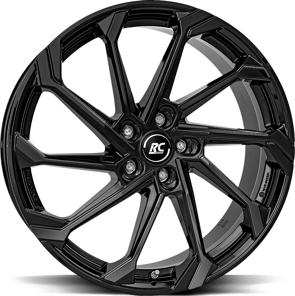 BROCK RC36 SHINY BLACK 7x17 5/100 ET41 CB56.1