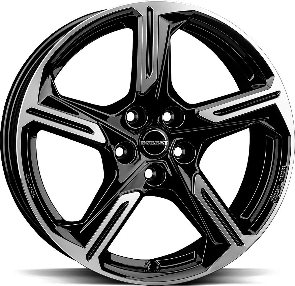 BORBET XE1 BLACK POL 8x18 5/112 ET46 CB57.1