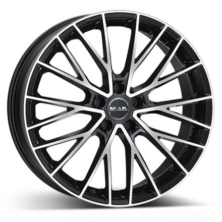MAK SPECIALE BLK/POL 11.5x22 5/130 ET22 CB71.6
