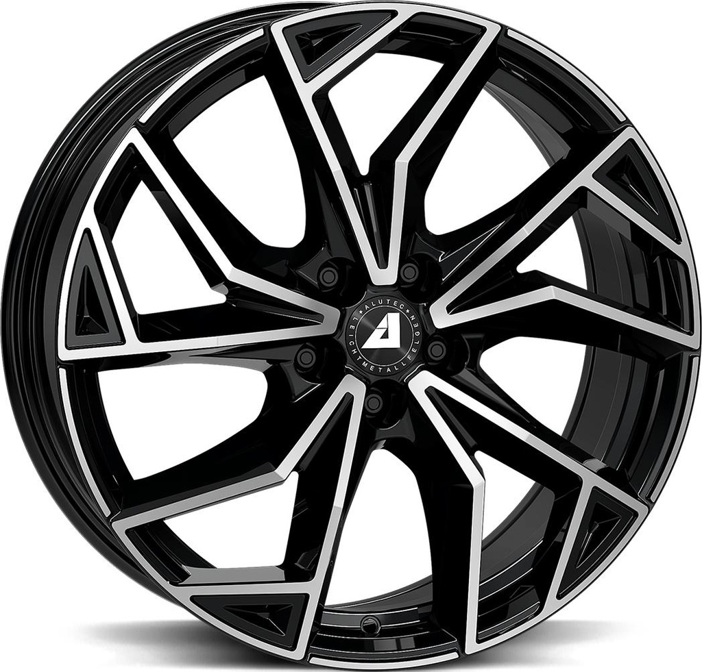 ALUTEC ADX.02 DIAM BLACK POL 9.5x22 5/112 ET15 CB66.6
