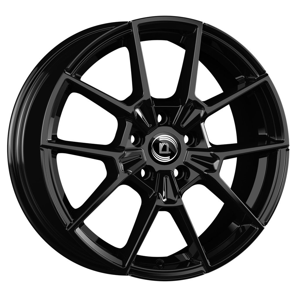 DIEWE NEVE GLOSSY BLACK 6.5x16 5/108 ET43 CB73.1