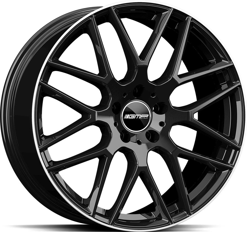 GMP BERGHEM BLACK DIAM LIP 11.5x21 5/112 ET43 CB66.6