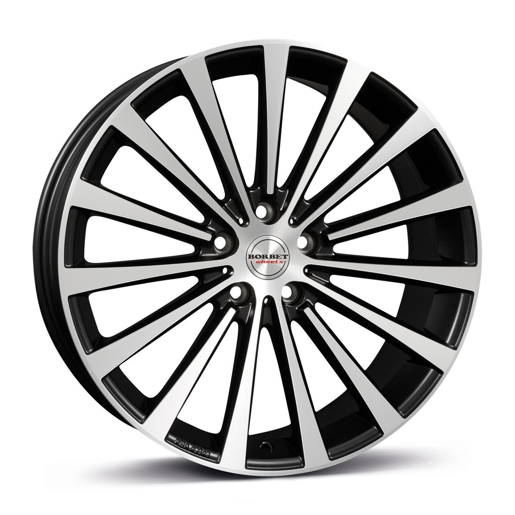 BORBET BLX BLACK POL MATT 8.5x20 5/108 ET45 CB72.6