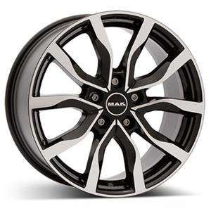 MAK HIGHLANDS BLK/POL 9x18 5/120 ET48 CB72.6