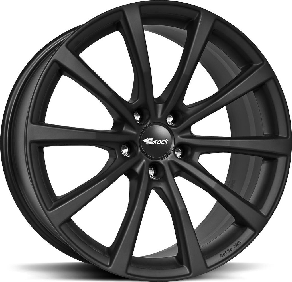 BROCK B32 BLACK MATT 8.5x19 5/114.3 ET35 CB72.6