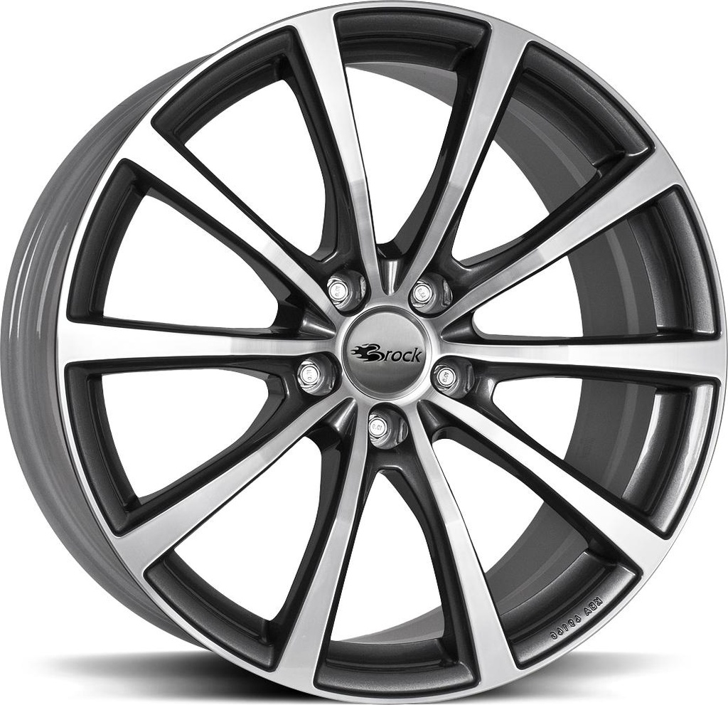 BROCK B32 TITAN FULL POL 8.5x20 5/112 ET30 CB66.7