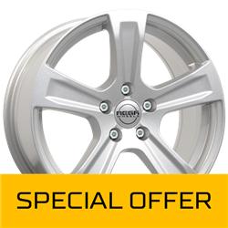 MEGA WHEELS LEO SILVER 6x15 4/100 ET42 CB54.1