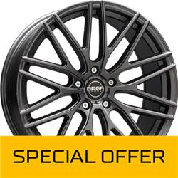 MEGA WHEELS CETUS ANTHRACITE GREY 7.5x17 5/112 ET35 CB66.5