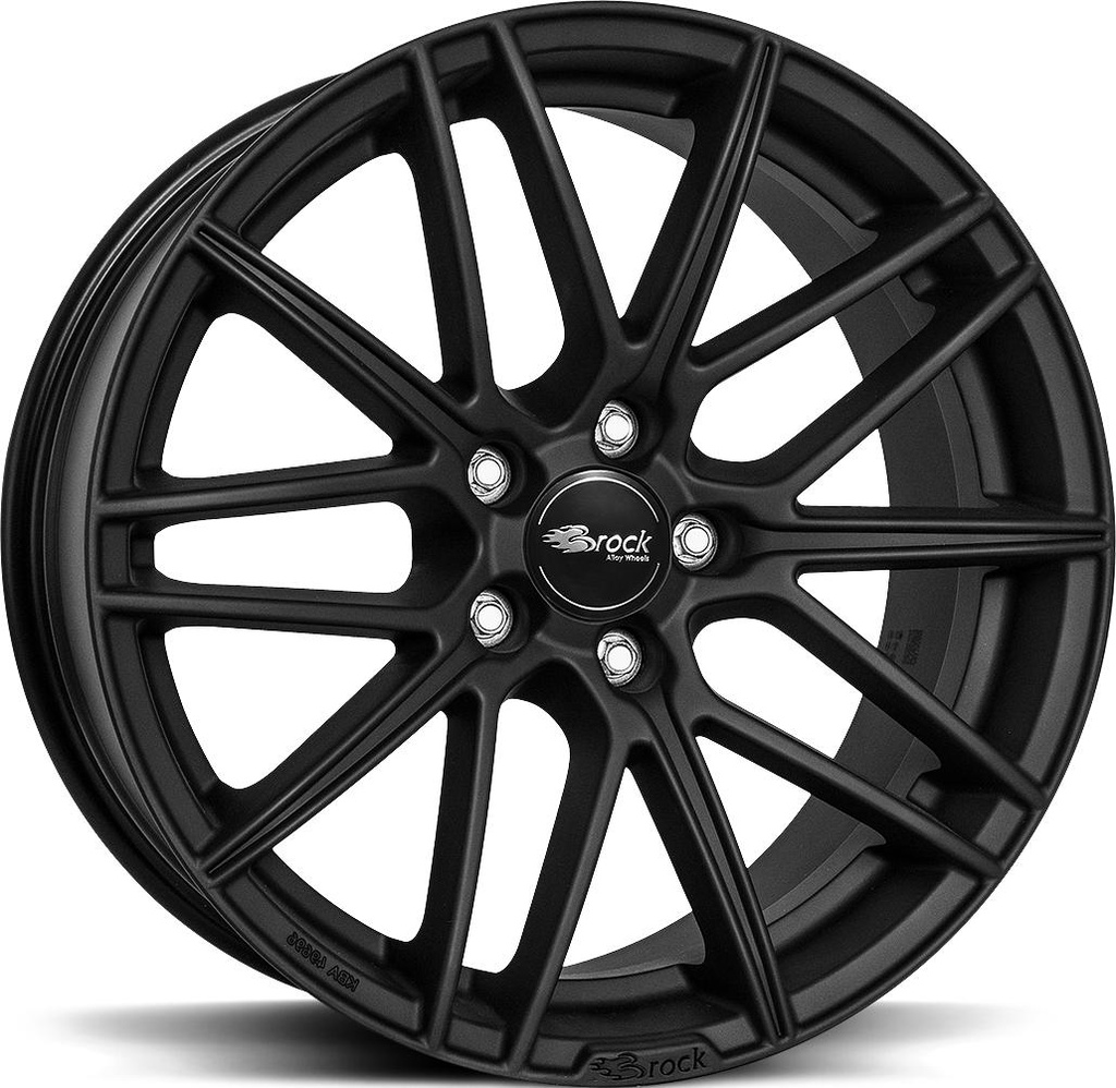 BROCK B34 BLACK MATT 7.5x17 5/114.3 ET45 CB72.6
