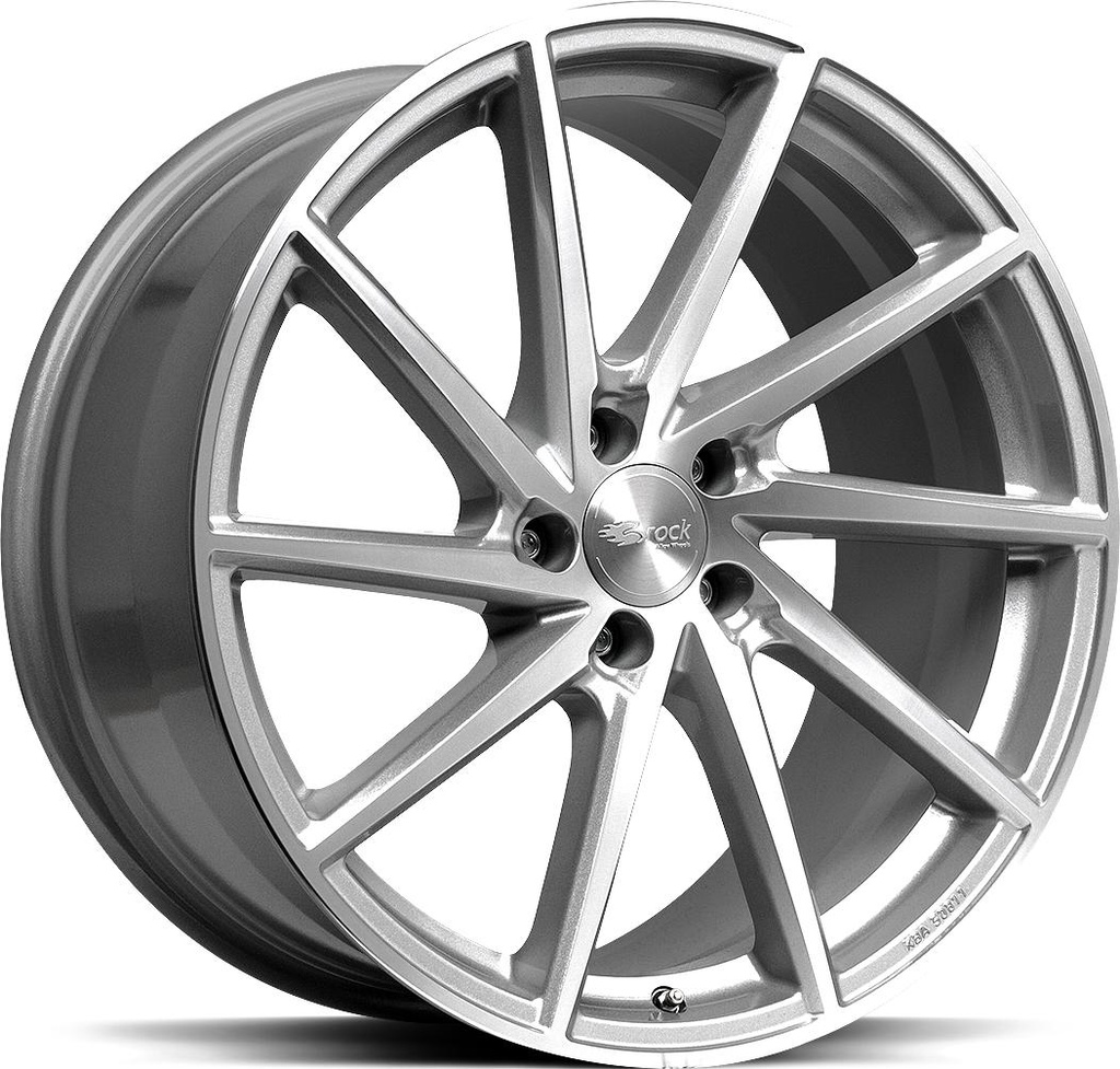 BROCK B37 CRYSTAL SILV POL 9x20 5/120 ET38 CB64.1