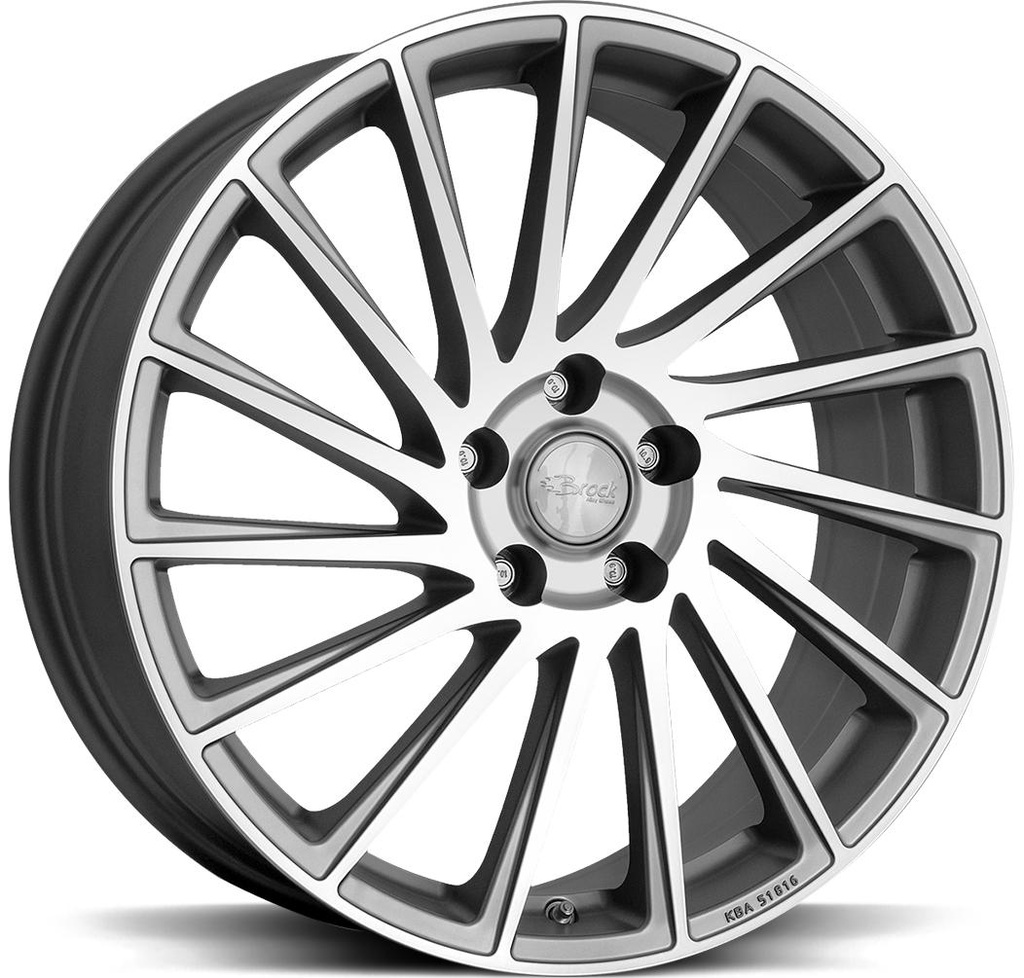 BROCK B39 FERRIC GREY POL 7.5x19 5/112 ET43 CB66.6
