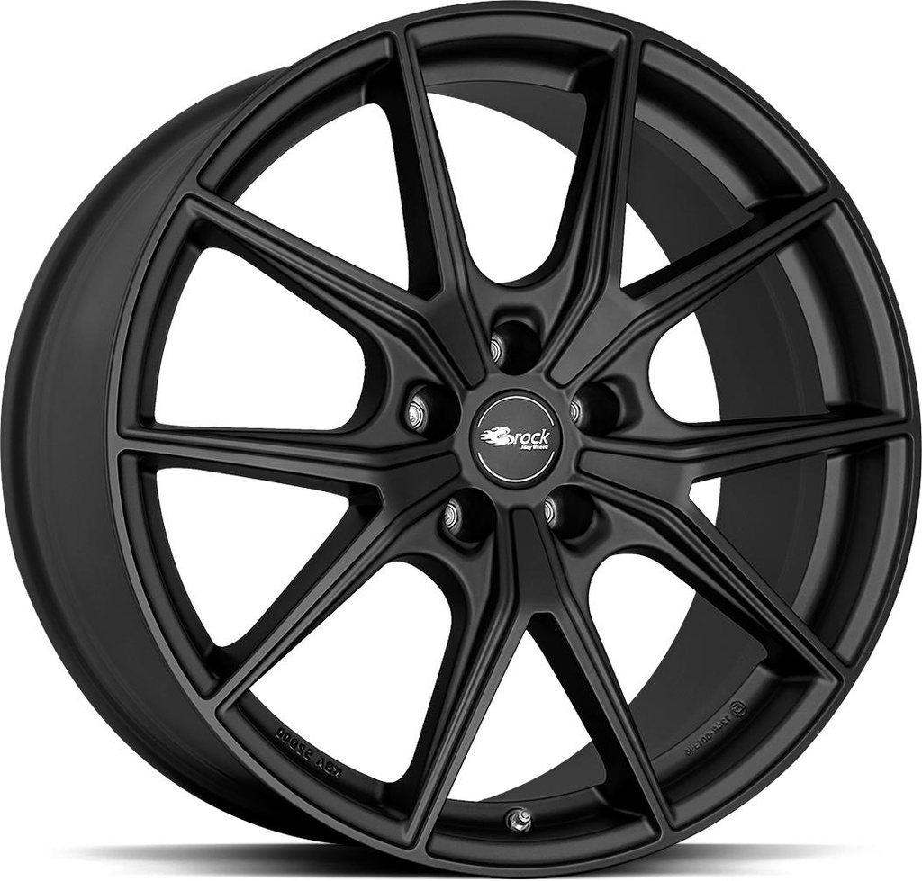 BROCK B40 SATIN BLACK MATT 8x20 5/112 ET43 CB66.6