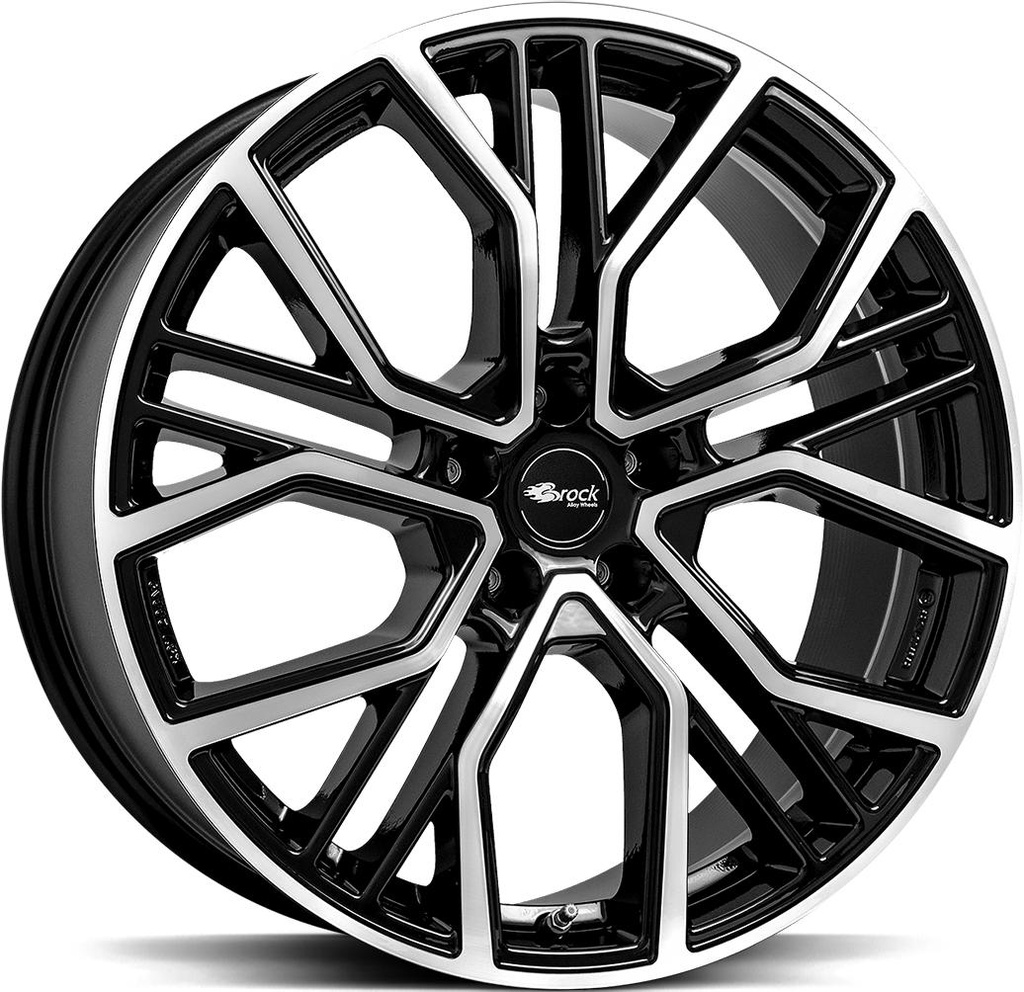 BROCK B41 BLACK FULL POL 9x20 5/112 ET38 CB66.6