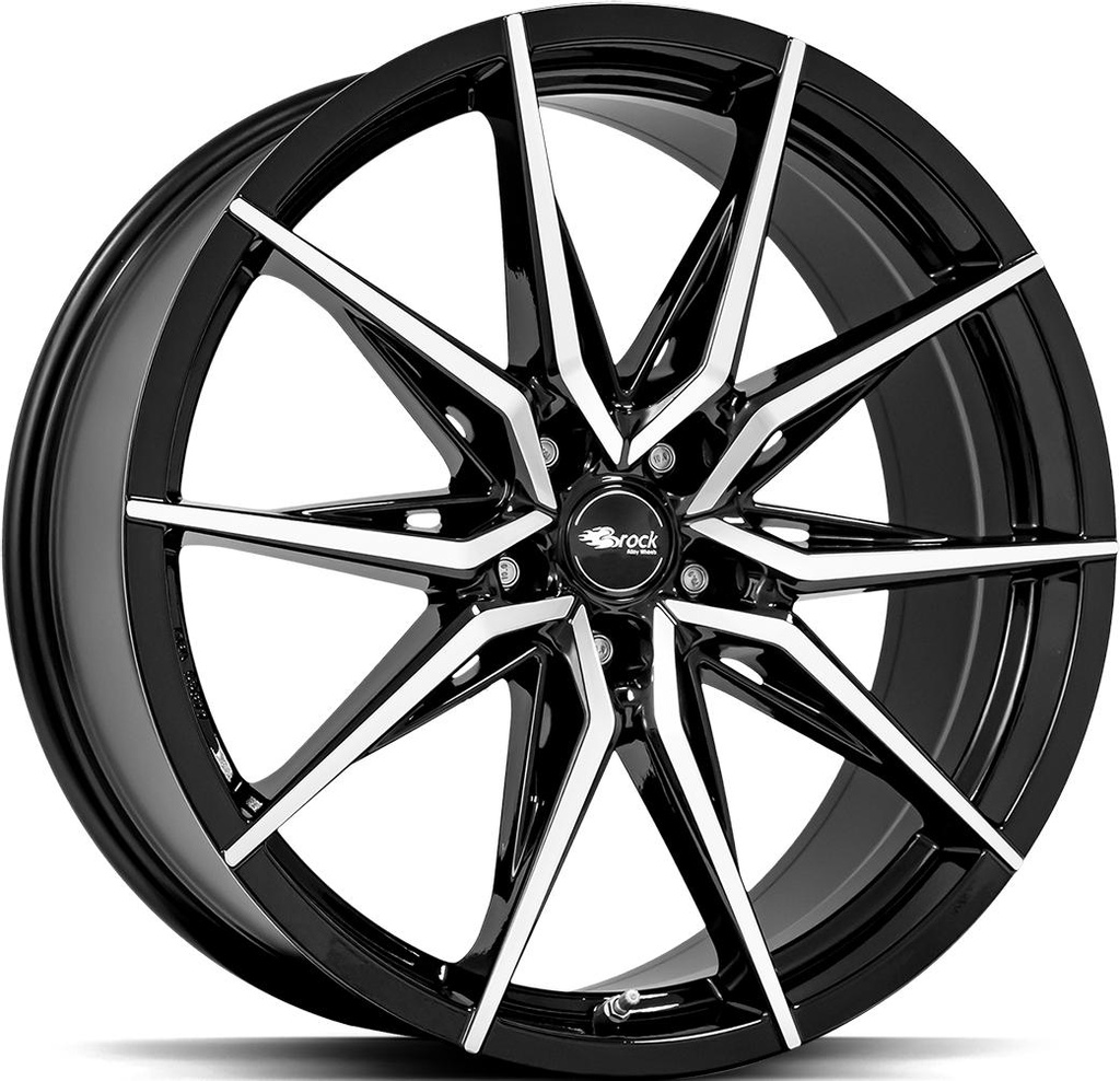 BROCK B42 BLACK FULL POL 8.5x19 5/112 ET35 CB66.6