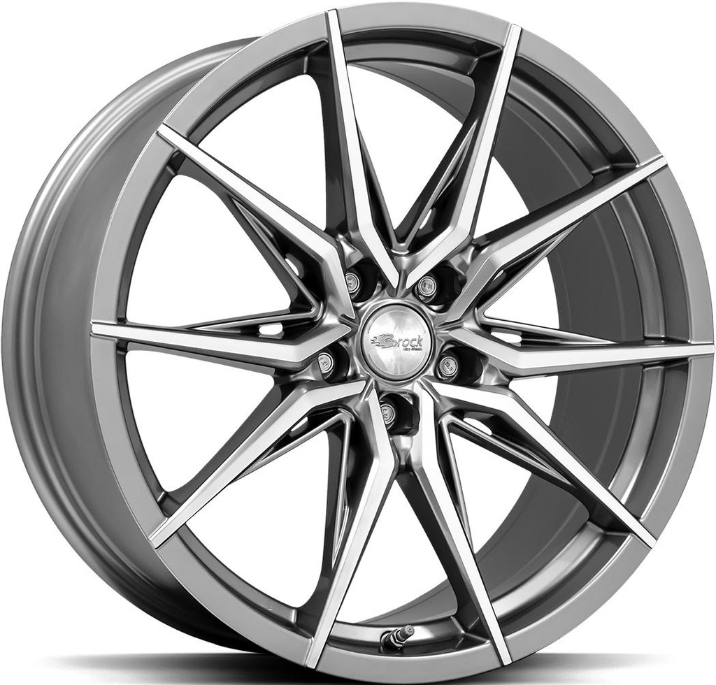 BROCK B42 FERRIC GREY POL 8.5x19 5/114.3 ET40 CB64.2
