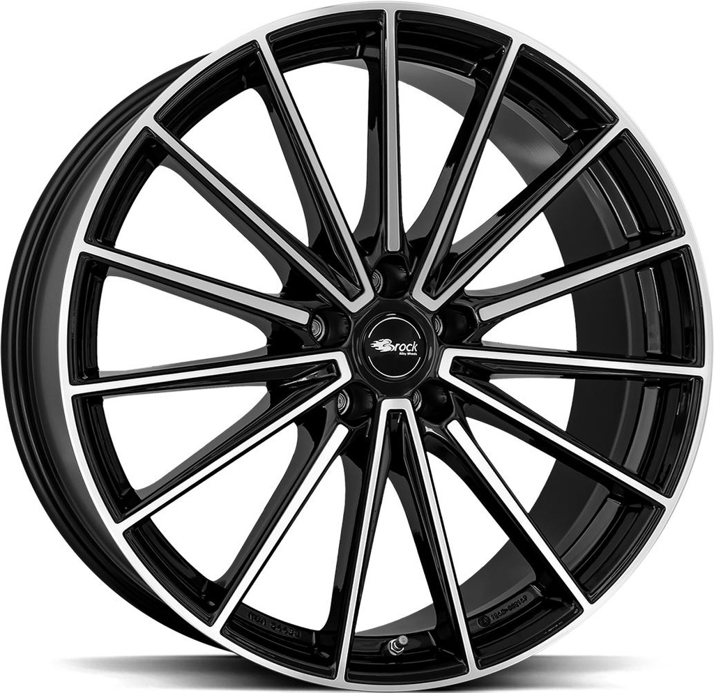 BROCK B43 BLACK FULL POL 7.5x20 5/114.3 ET40 CB60.1
