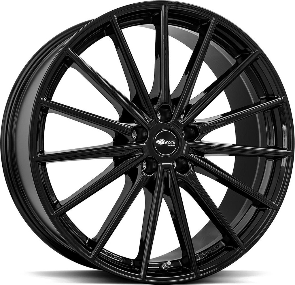 BROCK B43 SHINY BLACK 8.5x21 5/120 ET43.5 CB72.6