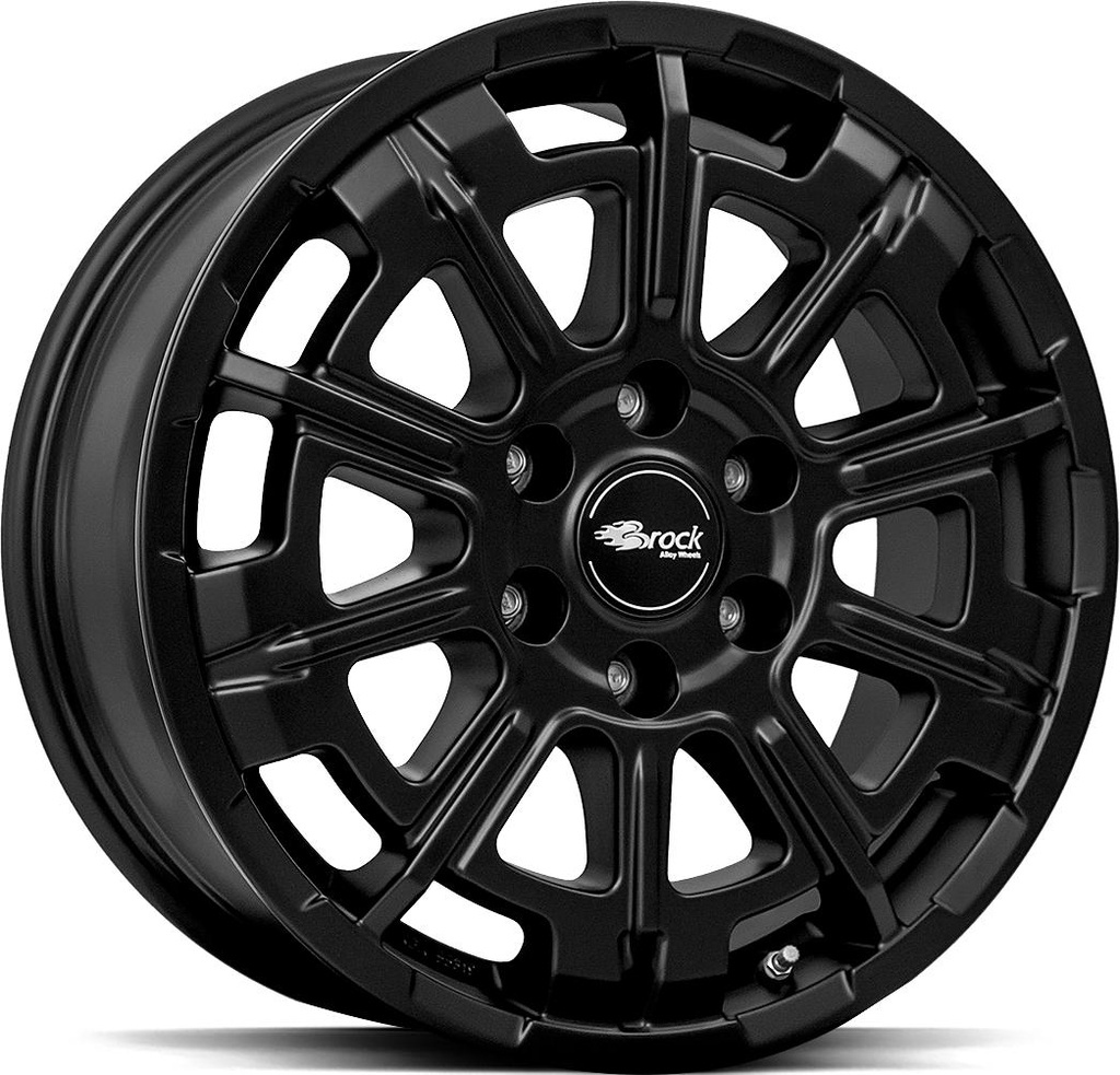 BROCK B45 SATIN BLACK MATT 7x17 6/139.7 ET55 CB93.1