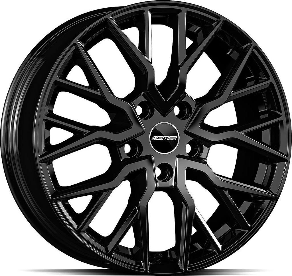 GMP BOOSTER GLOSS BLACK 7.5x17 5/108 ET42 CB65.1