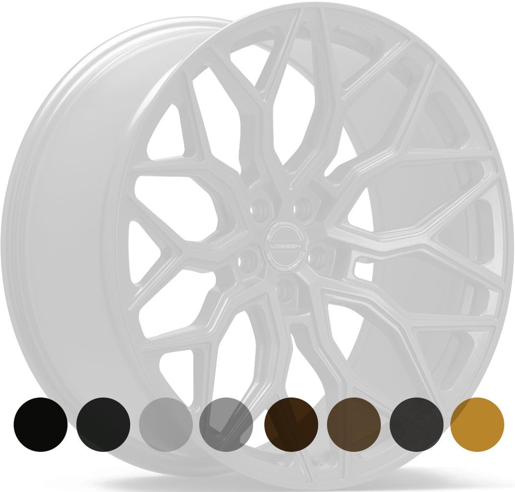 VOSSEN HF2 GLOSS BLACK 10x24 5/130 ET20 CB84.1