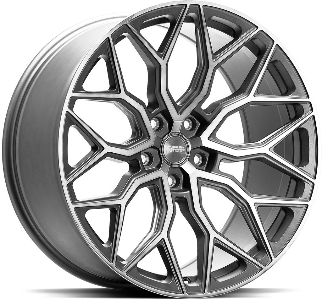 VOSSEN HF2 TINTED MATT GUN METAL 9.5x19 5/112 ET45 CB66.6