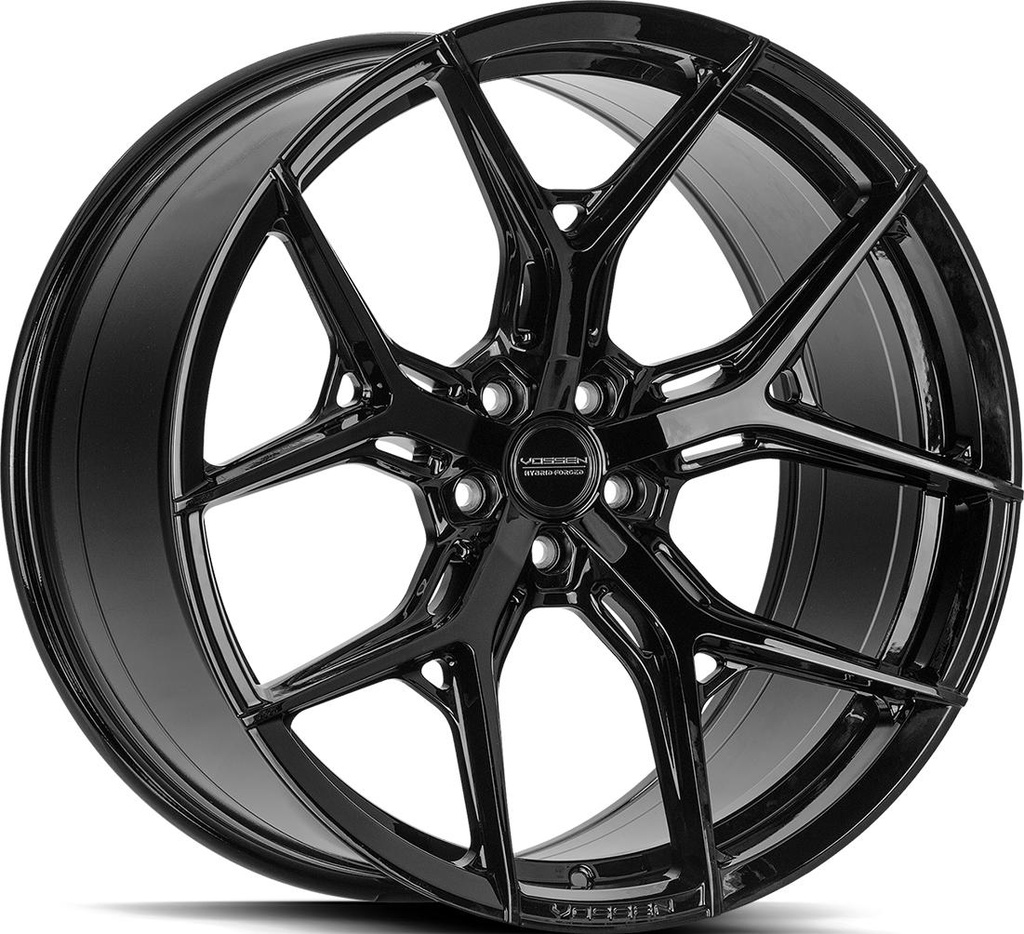 VOSSEN HF5 GLOSS BLACK 10x19 5/120.65 ET28 CB70.3