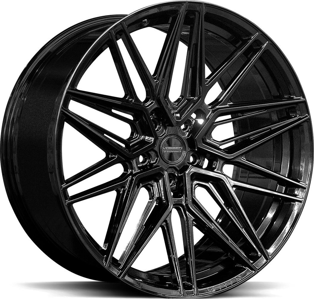 VOSSEN HF7 GLOSS BLACK 10.5x20 5/112 ET30 CB66.6