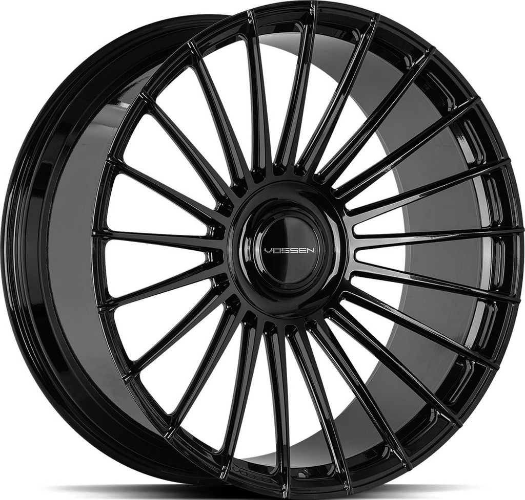 VOSSEN HF8 GLOSS BLACK 9x22 5/112 ET25 CB66.6