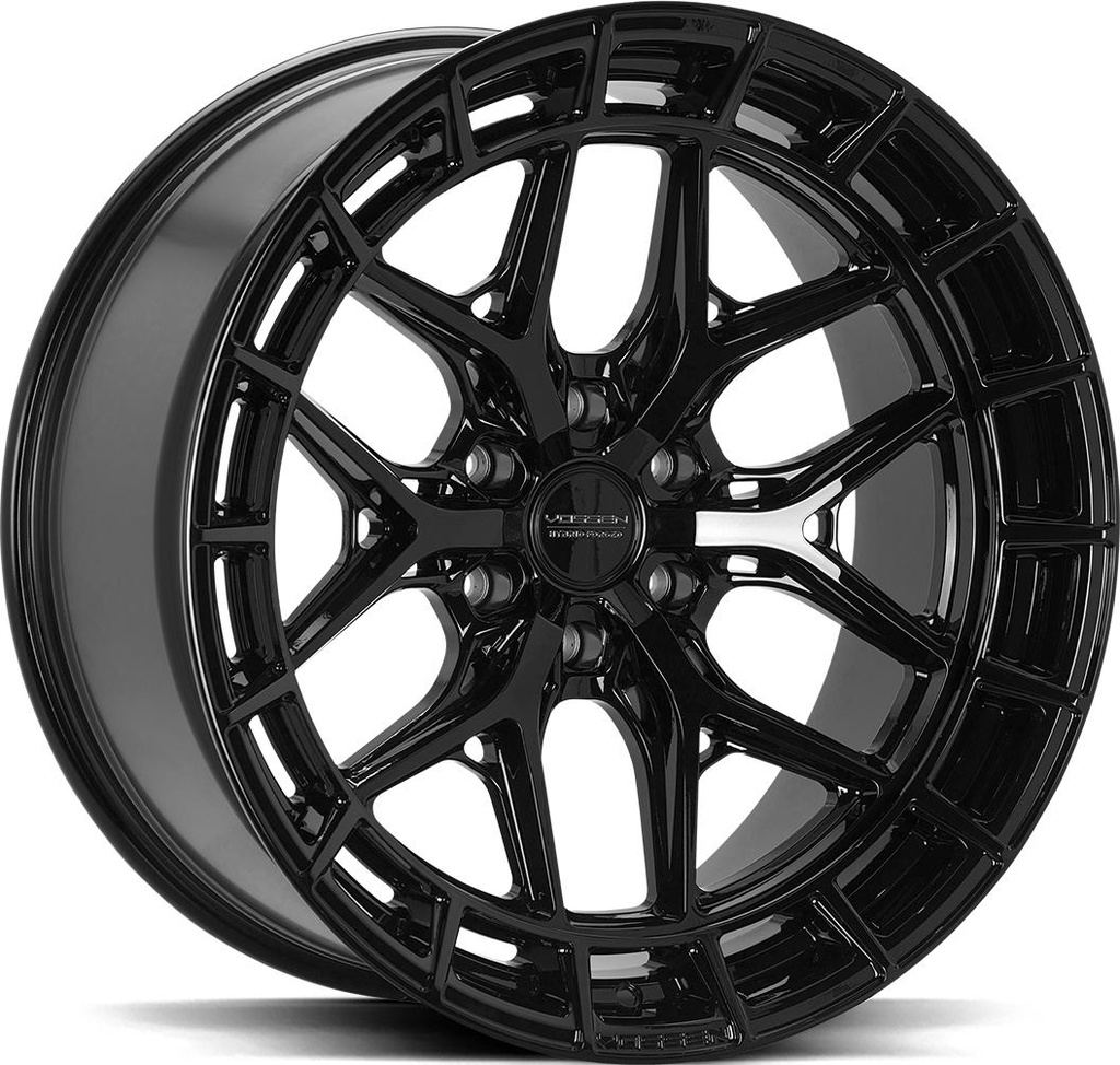 VOSSEN HFX1 GLOSS BLACK 10x22 8/165.1 ET-18 CB125.1
