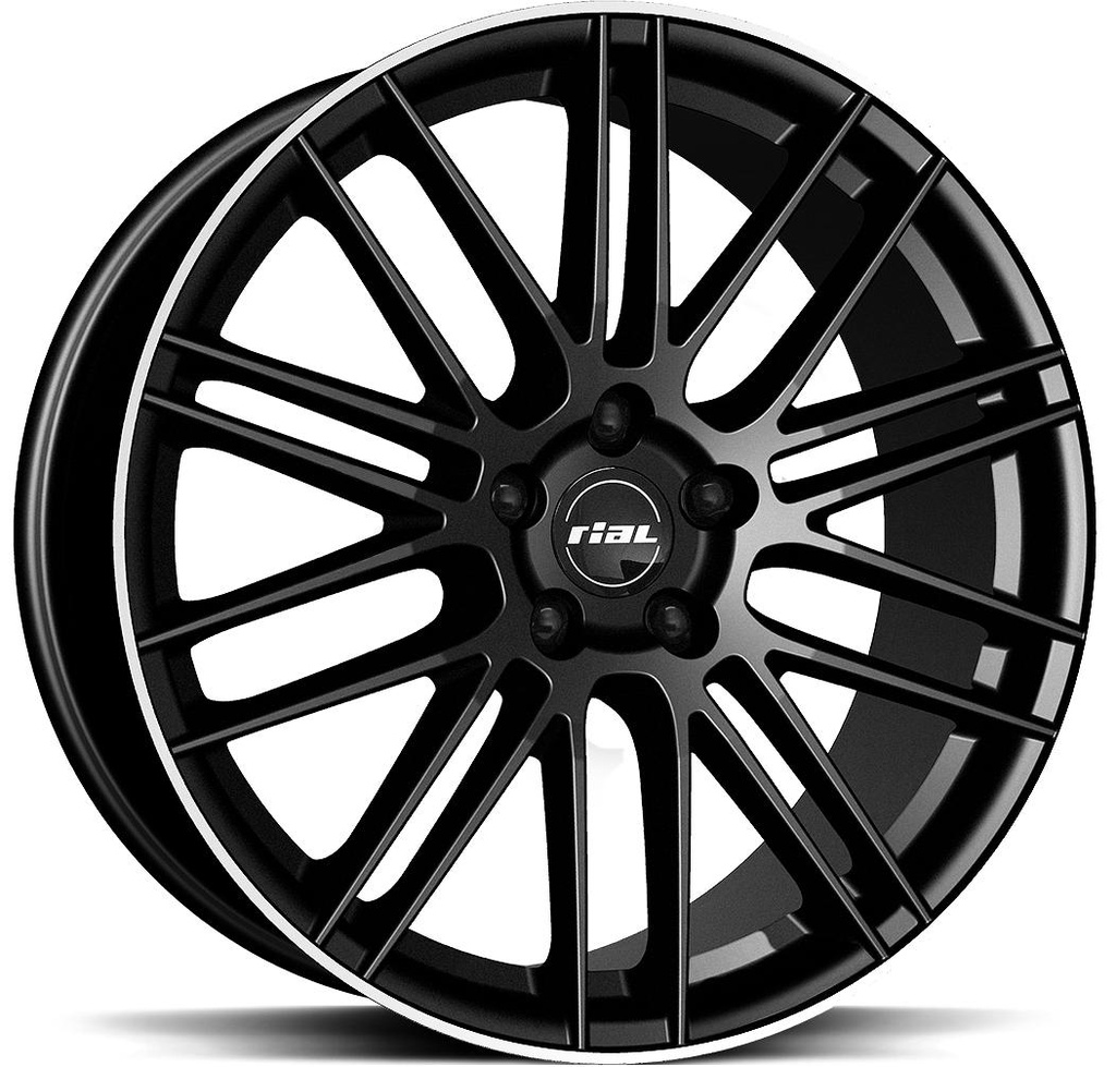 RIAL KIBO DIAM BLACK LIP POL 8x18 5/112 ET48 CB70.1