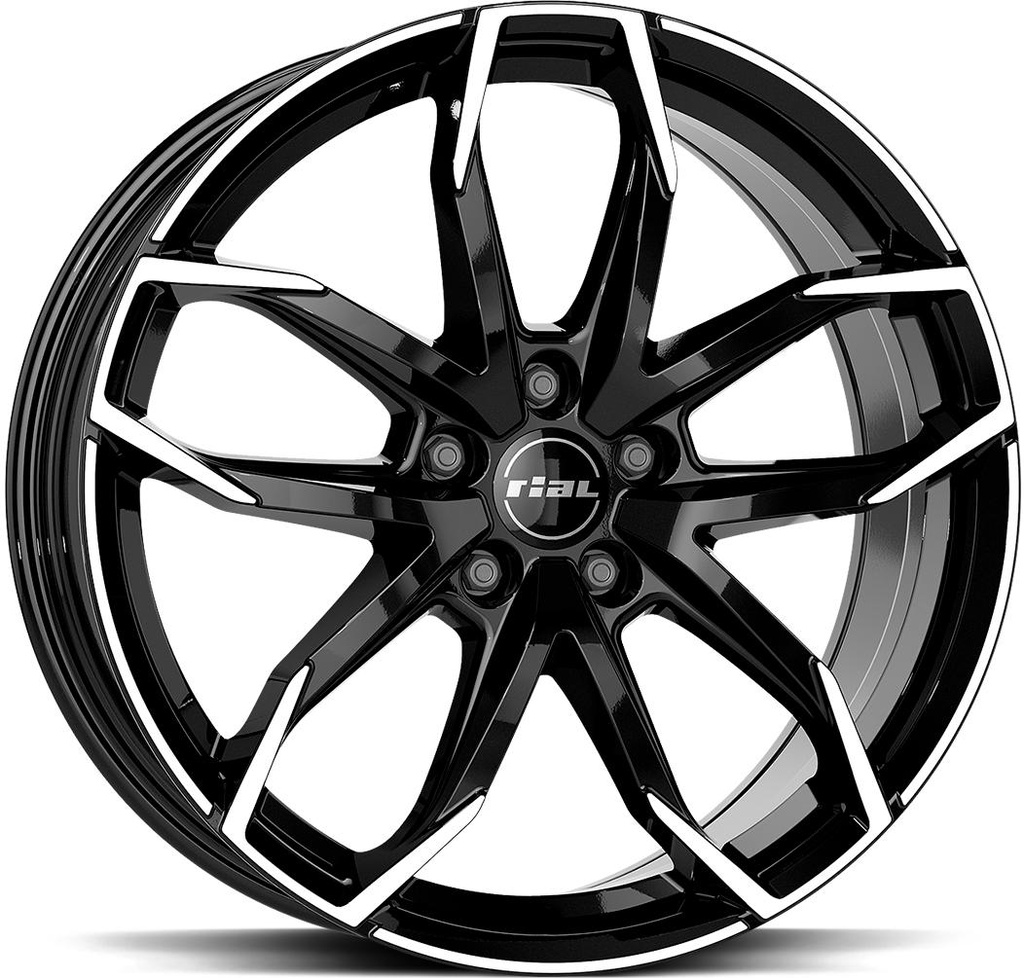 RIAL LUCCA DIAM BLACK POL 8x19 5/114.3 ET40 CB70.1
