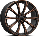 GMP TOTALE SATIN BLACK BRONZE DIAM 8.5x20 5/120 ET55 CB65.1