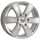 MEGA WHEELS HERCULES 6 SILVER 6.5x16 6/130 ET55 CB84.1