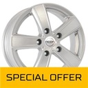 MEGA WHEELS HERCULES 5 SILVER 6.5x16 5/120 ET44 CB65.1